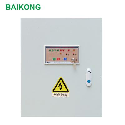 China IP54 Single Speed Fire Fan Control Box Single Power Electrical Distribution Cabinet for sale