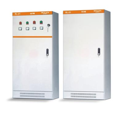China 380V Four Wire Power Distribution Cabinet XL-21 Three Phase Distribution Box for sale