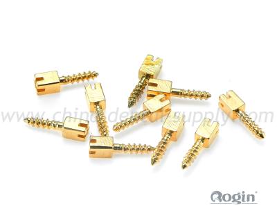 China Poste dental plateado de oro/Pin del tornillo en el bulto, tornillo del implante dental del diente en venta