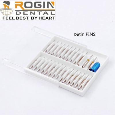 China Rotary Parapulpal Retention Dental Pins TRISTAR 25PCS kit for sale