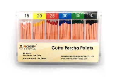 China Endodontic Materials Root Canal Fillings Gutta Percha Points 04Taper For Dentist Use. for sale