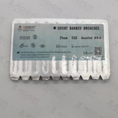 China Stainless Steel Barbed Broaches Dental Endo Files With An Optional Sterilization for sale