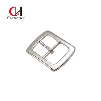 China Anticorrosive 43.5g Square Silver Belt Buckle , Wear Resistant Nickel Belt Buckle for sale