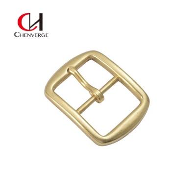 China Practical Antirust Square Brass Belt Buckle , Anti Corrosion Gold Belt Buckle for sale