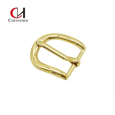 China Antirust 25mm Gold Metal Buckle , Anti Corrosion Belt Pin Buckle for sale