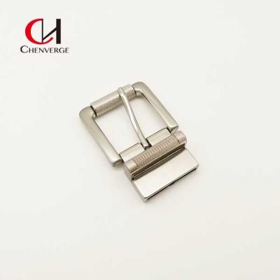 China Chenverge Silver Dress Belt Buckles , Lightweight Nickel Reversible Belt Buckle for sale