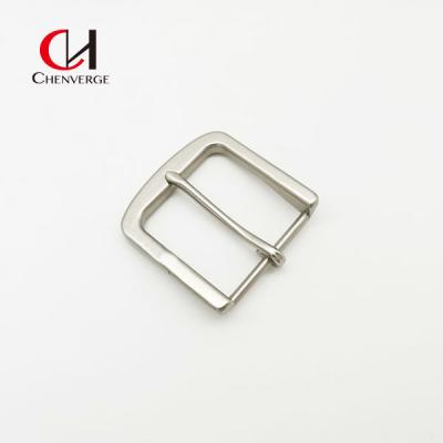 Китай Sliver Matte Pin Belt Buckles Zinc Alloy BI Plating OEM Classic 40mm продается