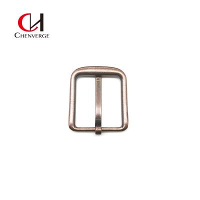 China Red Bronze Matte Unisex Pin Belt Buckles Zinc Alloy 40mm ODM à venda