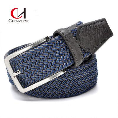 China ODM Woven Elastic Belt Needle Buckle canvas Braided Belt for sale