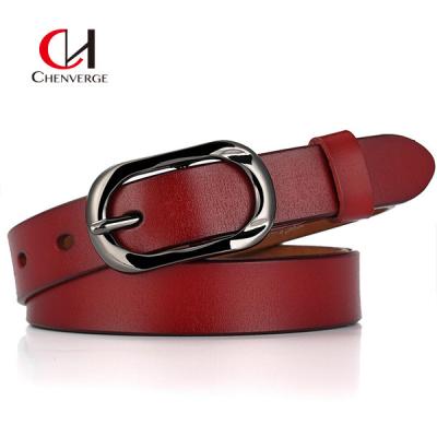 China Fashion Cowhide Women'S Leather Belt Classic Adjustable Size for sale