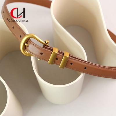 Cina Chenverge Durable Ladies Leather Belt 100cm Length For Coat in vendita