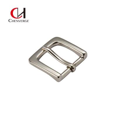 China Antirust Nickel Square Silver Belt Buckle , Zinc Alloy Belt Buckle Pin Replacement for sale