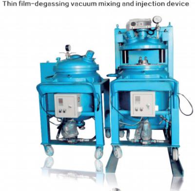 China Thin Film Degassing Vacuum Mixing Injection Device for sale