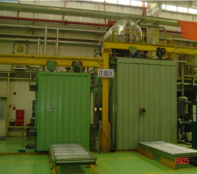 China Planta de máquinas de llenado de aceite de transformadores de 300 KV con proceso de vacío en venta