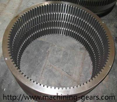 China Rotary Kiln Internal Tooth Gear / Ball Mill Hss Large Ring Gear Abrasion Resistant for sale