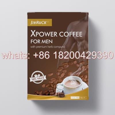 China OEM Custom Healthy Man Power Instant Coffee With Maca Tongkat Ali Ginseng Extracts Xpower Coffee For Men for sale
