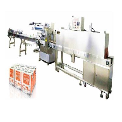 China PE Bottle Automated Packaging Line Tetra Milk Automatic Feeding Line for sale