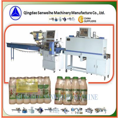 China Automatic PET Bottle Packing Machine Shrink Wrapping Beverage Packing Machine for sale