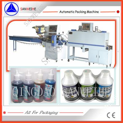China Button Controlled Heat Shrink Packaging Equipment 3 Sides Seal Packaging Machine for sale