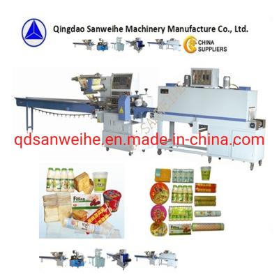 China Full Sealing PLC Control Shrink Wrap Packing Machine Bag Form Seal Packaging Machine Máquina de embalagem de embalagem à venda