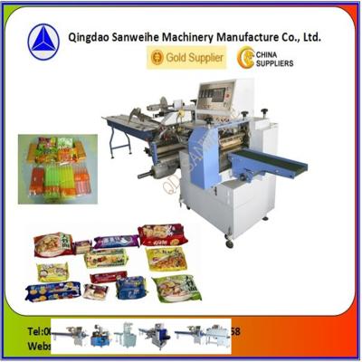 China CPP Sealing Film Horizontal Flow Wrap Machine 2.5KW Pillow Packaging Machine for sale