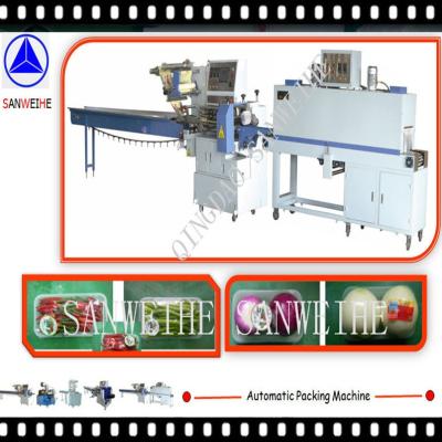 China Trayed Vegetable Packing Machine SWD 2500 Heat Shrink Wrapping Machine for sale