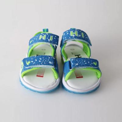 China Rubber Outsole Kids Sandals Shoes Multicolor Decorated With Rhinestones en venta