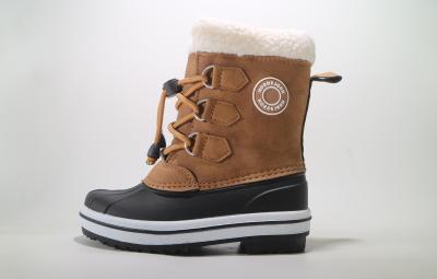 China Black Winter Medium Childrens Snow Boots Waterproof durable en venta