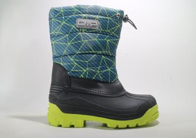 China Warm Waterproof infant warm boots Medium preschool snow boots Lace Up Closure en venta