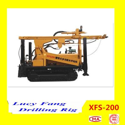 China China Hot Multi-function XFS-200 Mobile Hydraulic RC Core Sampling Drilling Rig with 200 m for sale