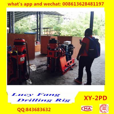 China China Made Portable Soil Testing Drilling Rig XY-2PD wth HQ accessories and SPT Equipment for sale