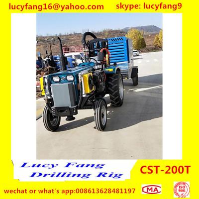 China China 2019 New Arrival Tractor Mounted Mobile Water Well Drilling Rig For 200m Depth for sale