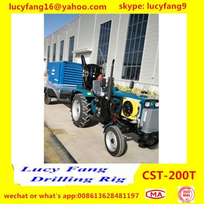 China China Cheapest Good Quality Tractor Mounted Mobile Water Well Drilling Rig For 100-120m Depth for sale