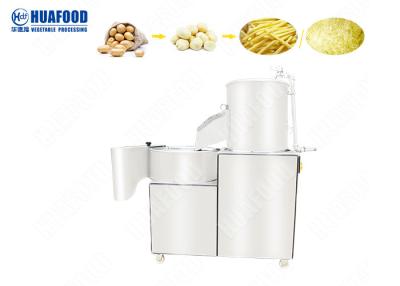 China Automatic Potato Peeling Machine Potato Washing Cutting And Peeling Machine for sale