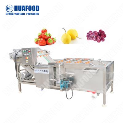 China Automatic Ultrasonic Fruit Vegetable Washing Machine And Blanching Machine for sale