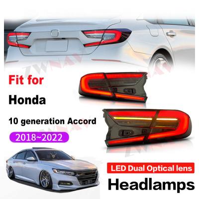China Car Tail Light 2022 model For Honda 11th generation Civic LED headlamp dual lens assembly modification for sale