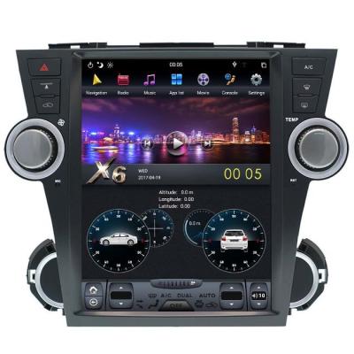 China 2013 Toyota Highlander Android Head Unit PX6 12.1 inch Navigation System for sale