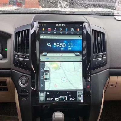 China 16 Inch Tesla Style Reverse Camera Interface PX6 Head Unit For TOYOTA LC200 for sale