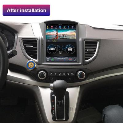 China 10.4 inch Honda Crv Android Head Unit PX6 Tesla Style Car Stereo With Sat Nav for sale