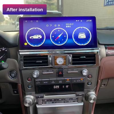 China Android 10 Car Navigation Multimedia 12.3 Inch 4G LTE SIM For Lexus GX460 GX400 2010-2019 for sale