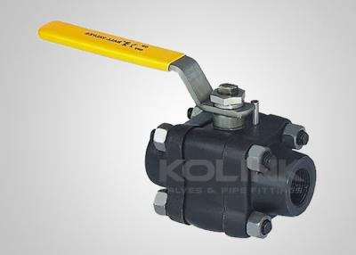 China 3-pc High Pressure Ball Valve Forged Steel 3000 Psi Socket welded for sale