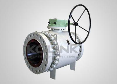 China Full-port Trunnion Ball Valve Full-bore Fire-safe Anti-static Blowout Proof Stem for sale
