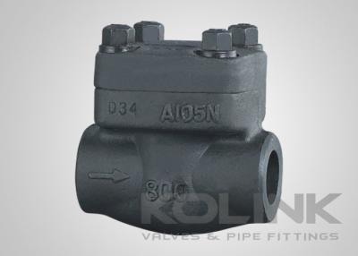 China Forged Steel Swing Check Valve SW End Class 800 - 2500 A105 F11 F22 F304 F316 for sale