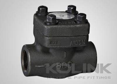 China Forged steel Piston Check Valve, Bolted Cover, NPT BSPT, Socket Weld End for sale