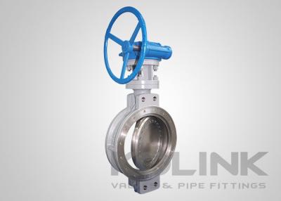China Metal To Metal Seated Eccentric Butterfly Valve Flanged / Lug Type, High Pressure for sale