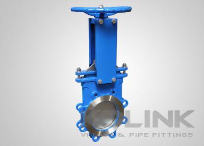 China Unidirectional Knife Gate Valve Lugged Cast Steel Class150 PN10 PN16 for sale