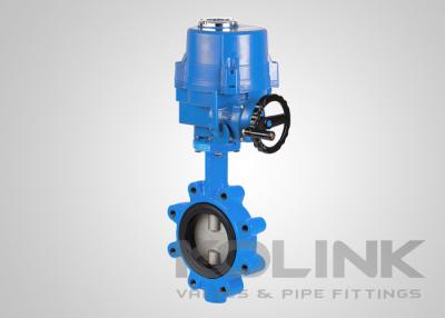 China Electric Actuated Resilient Seated Butterfly Valve, Motorized, Ductile Iron for sale
