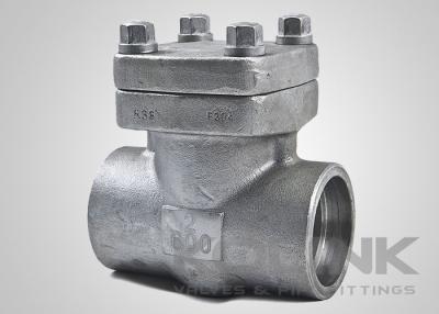 China NPT Threaded Forged Steel Check Valve, Reduced Port, Stainless Steel F304 F316 for sale