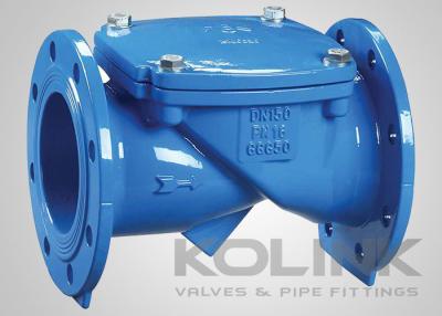 China Rubber Flapper Swing Check Valve Ductle Iron GGG50 Non-return Valve for sale