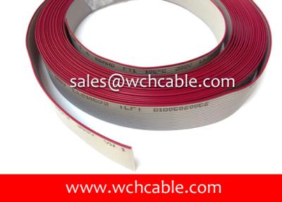 China UL2651 PVC Flat Ribbon Cable AWG28 PH1.27 RoHS & Reach Compliant 105C 300V for sale